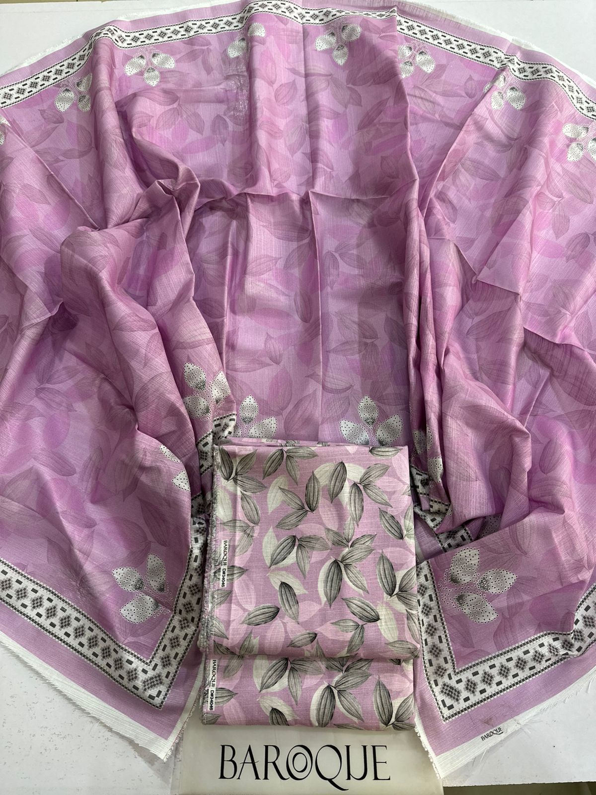 3Pc Khaddar Allover Unstitched Suit