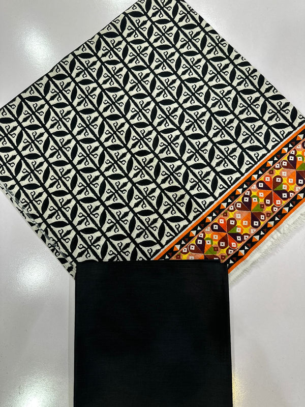 2Pc Lawn Bana Doria Suit