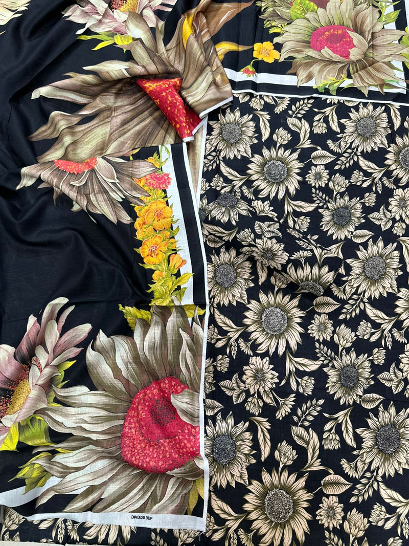 3Pc Khaddar Allover Unstitched Suit