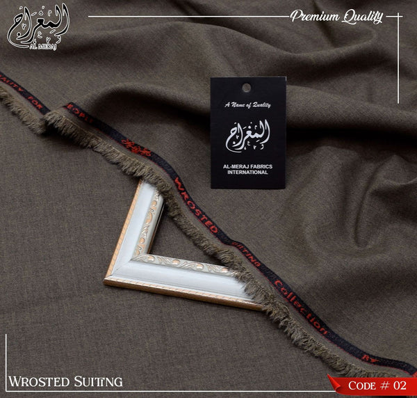 Al Meraj Fabrics Worsted Suiting – Luxurious & Durable Fabric