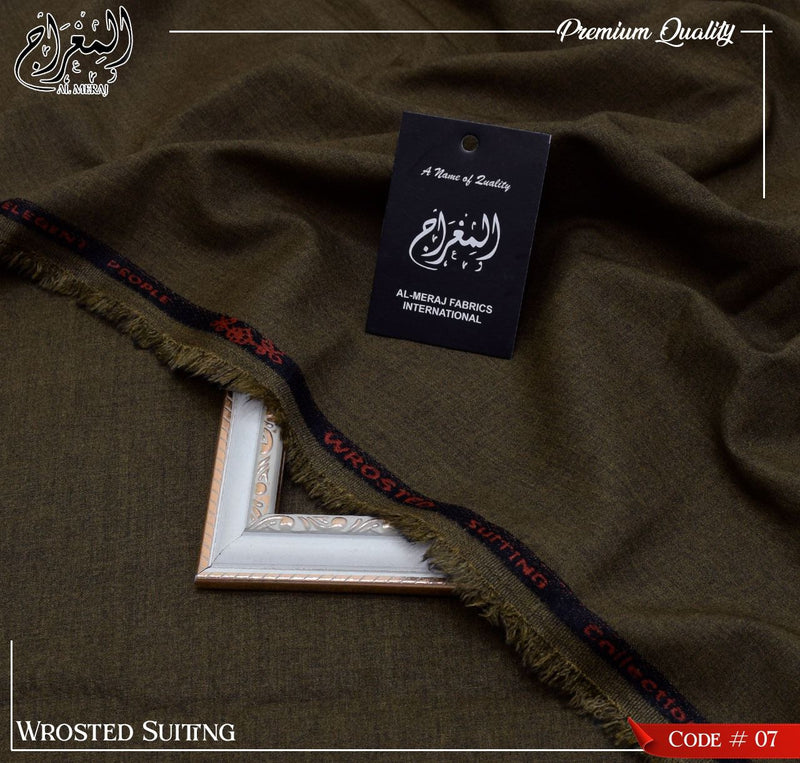 Al Meraj Fabrics Worsted Suiting – Luxurious & Durable Fabric