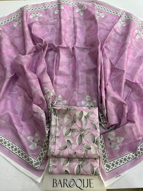 3Pc Khaddar Allover Unstitched Suit