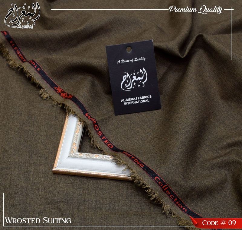 Al Meraj Fabrics Worsted Suiting – Luxurious & Durable Fabric