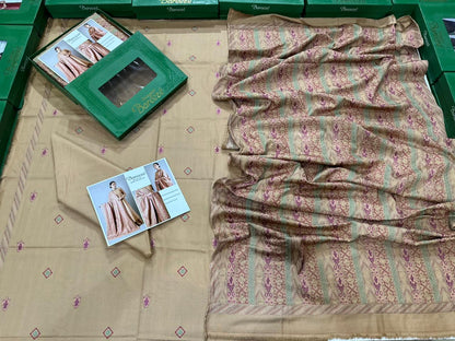 3Pc Bareeza Karandi Embroidered Unstitched Suit