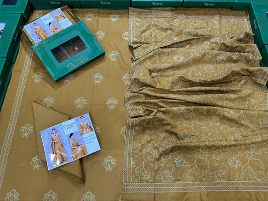 3Pc Bareeza Karandi Embroidered Unstitched Suit